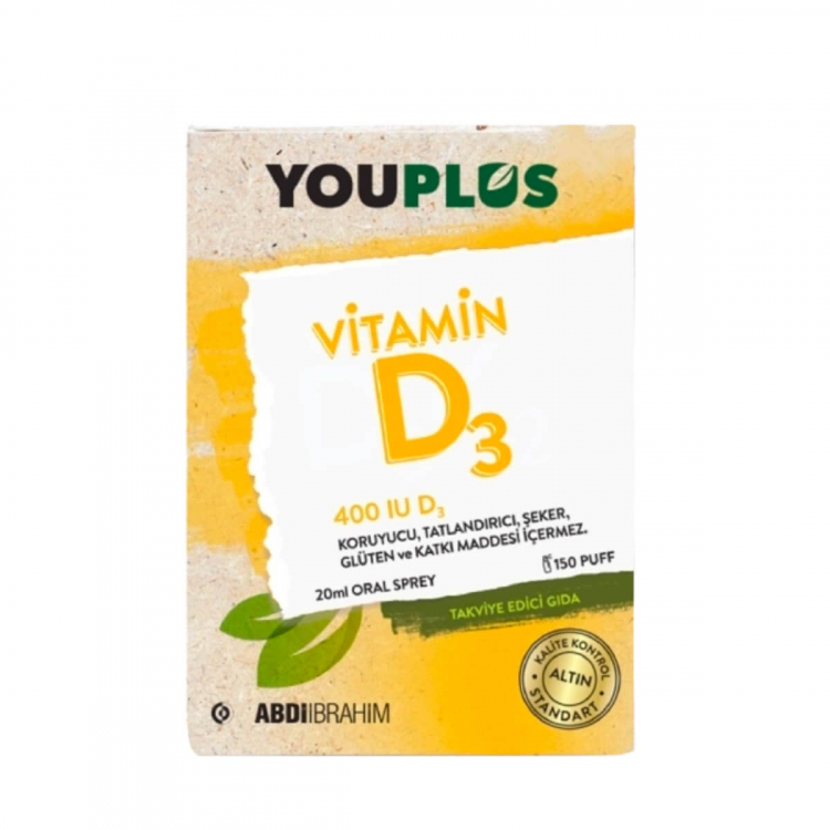 Youplus Vitamin D3 400IU Oral Sprey