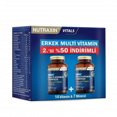 Nutraxin Multivitamin Complex Erkek Avantaj Paket - 2. % 50 İndirimli