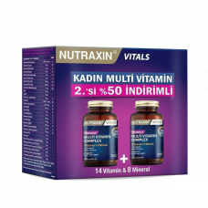 Nutraxin Multivitamin Complex Kadın Avantaj Paket - 2. % 50 İndirimli Nutraxin Multivitamin Complex Kadın Avantaj Paket - 2. % 50 İndirimli