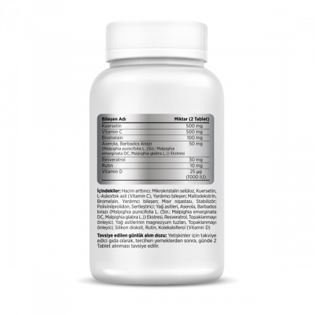 Nutrivita Quercetin - Bromelain Aserola Resveratrol