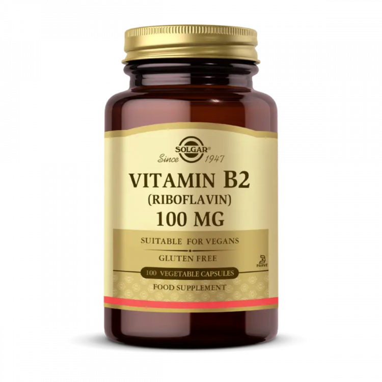 Solgar Vitamin B2 (Riboflavin) 100 mg Solgar Vitamin B2 (Riboflavin) 100 mg