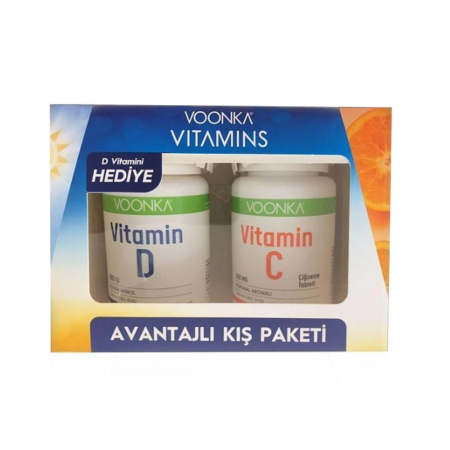Voonka Vitamin C + Vitamin D Avantajlı Kış Paketi Voonka Vitamin C + Vitamin D Avantajlı Kış Paketi