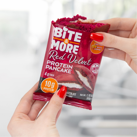 Bite More Proteinli Pankek Red Velvet 50 gr