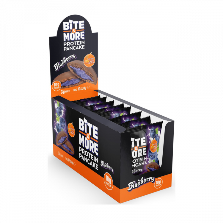 Bite More Proteinli Pankek Blueberry 50 gr Bite More Proteinli Pankek Blueberry 50 gr