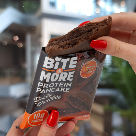 Bite More Proteinli Pankek Double Chocolate 50 gr