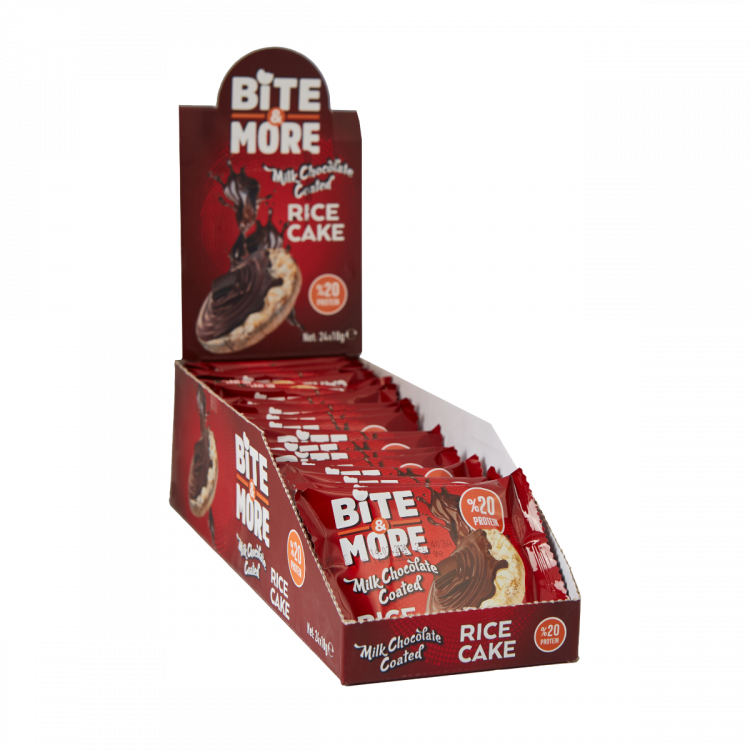 Bite More Proteinli Pirinç Patlağı Çikolata Kaplı 18 gr Bite More Proteinli Pirinç Patlağı Çikolata Kaplı 18 gr