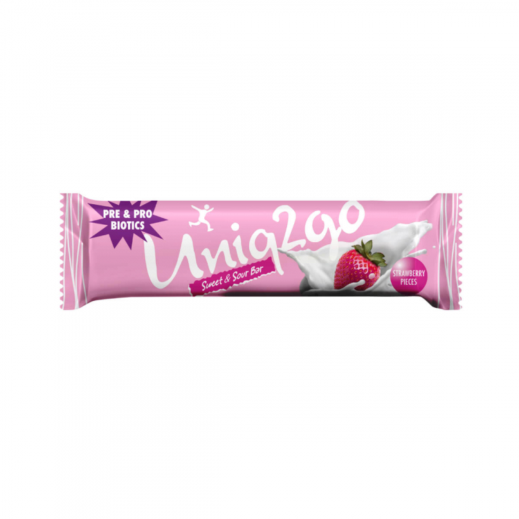 Uniq2go Tatlı Ekşi Pre-Probiyotik Protein Bar 38 Gr
