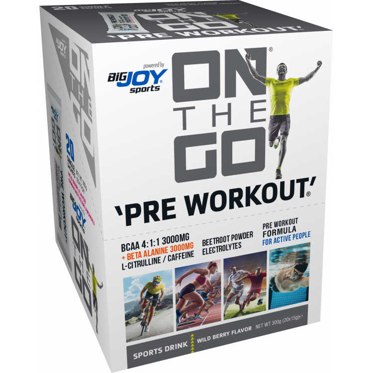 On The Go Pre Workout Sports Drink 15 Gr x On The Go Pre Workout Sports Drink 15 Gr x