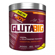 BigJoy Gluta Big %100 Glutamine Powder 300 Gr - BigJoy Gluta Big %100 Glutamine Powder 300 Gr -